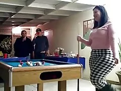 Massiv pawg spela pool!