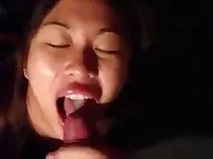 Asiatiska ex gf sväljer