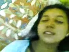 Malaysiska-äldre mami blå klänning